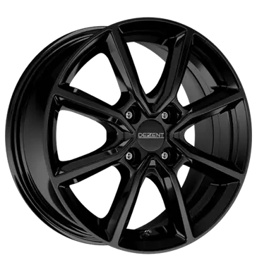 TN black 7 0x17 4x108 ET38 MB65 1