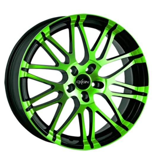 Oxigin oxrock 14 8.5x19 Neon Green Polish Matt