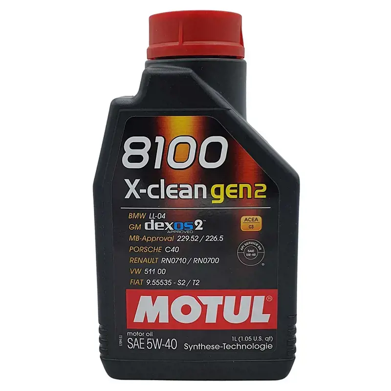 100%新正規品モチュール 8100 X-clean gen2 5w40 5L 2缶 2本 パーツ