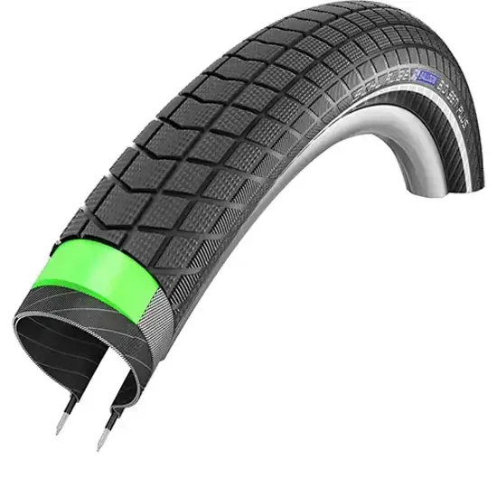 Schwalbe 55 406 BIG BEN PLUS 20x215 Drahtreifen GREENGUARD ADDIX Reflex Schwarz 15223344