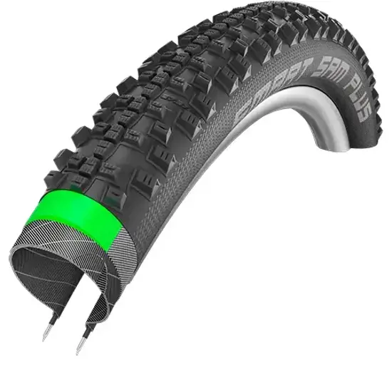 Schwalbe 57 559 SMART SAM PLUS 26x225 Drahtreifen GREENGUARD ADDIX Schwarz 15223282