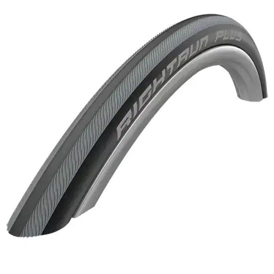 Schwalbe 25 540 RIGHTRUN PLUS 24x100 Drahtreifen SMARTGUARD BLACK N ROLL Schwarz Grau 15326403