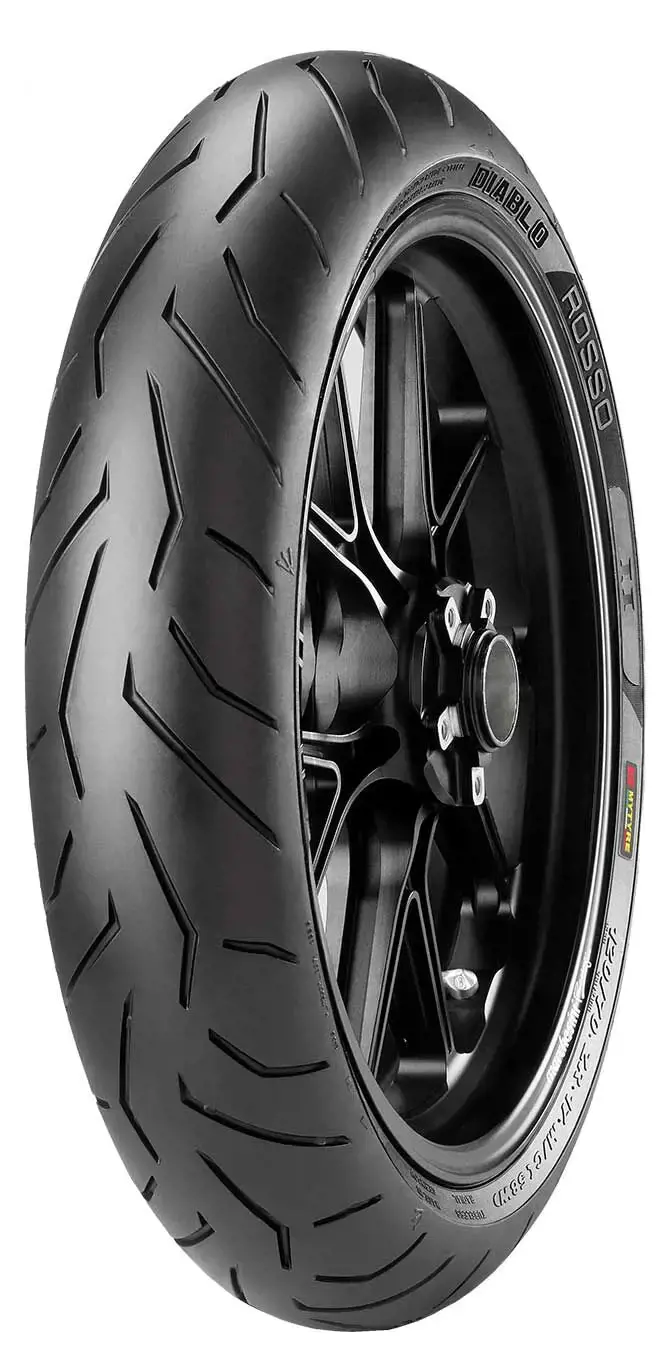 110/70 ZR17 54W Diablo Rosso II Front M/C